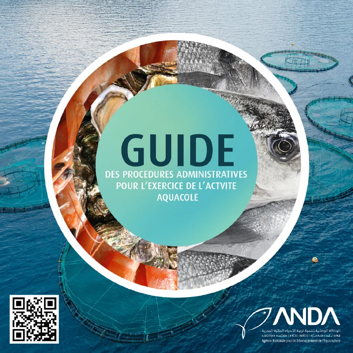 Première page de ANDA — Guide des procédures pour l’activité aquacole